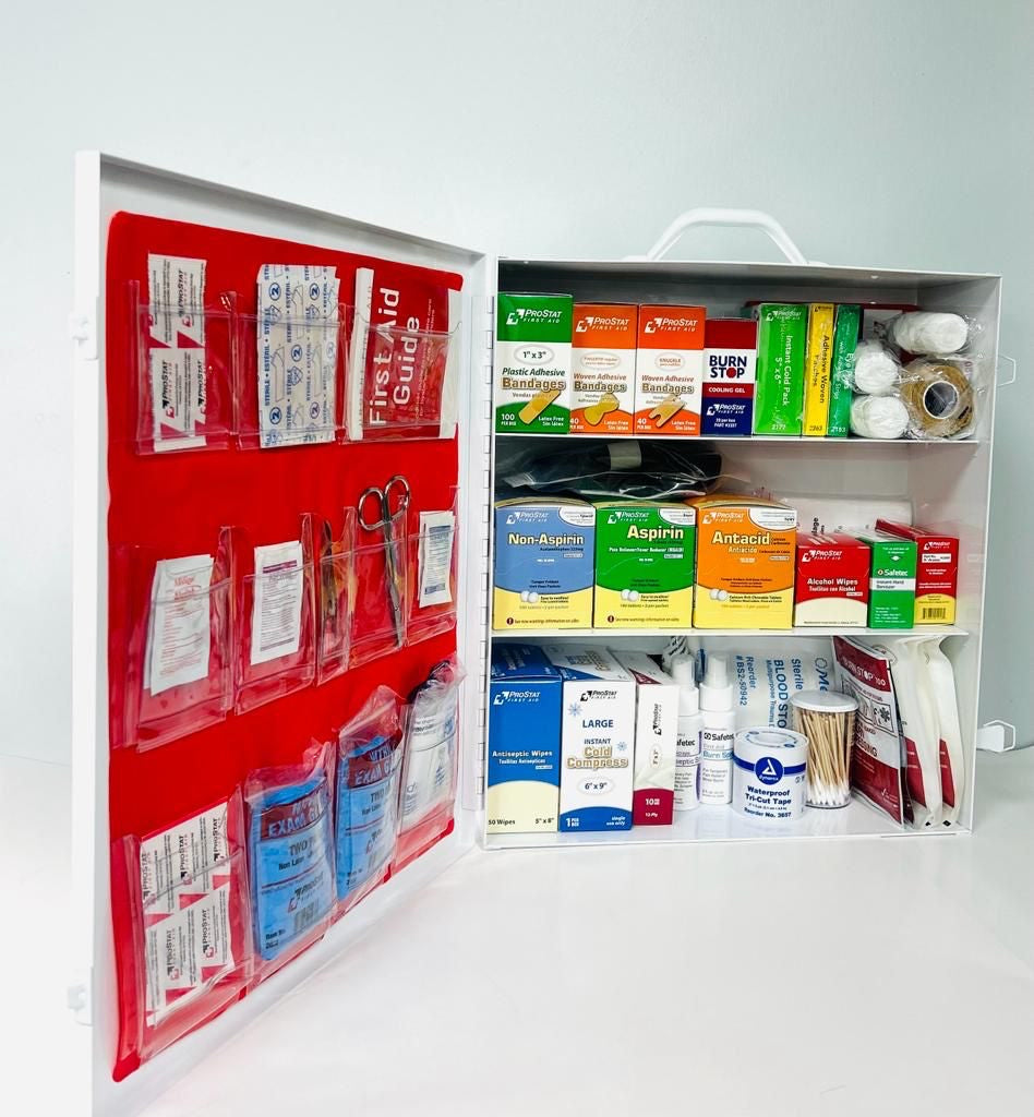 3 Shelf Metal First Aid Kit