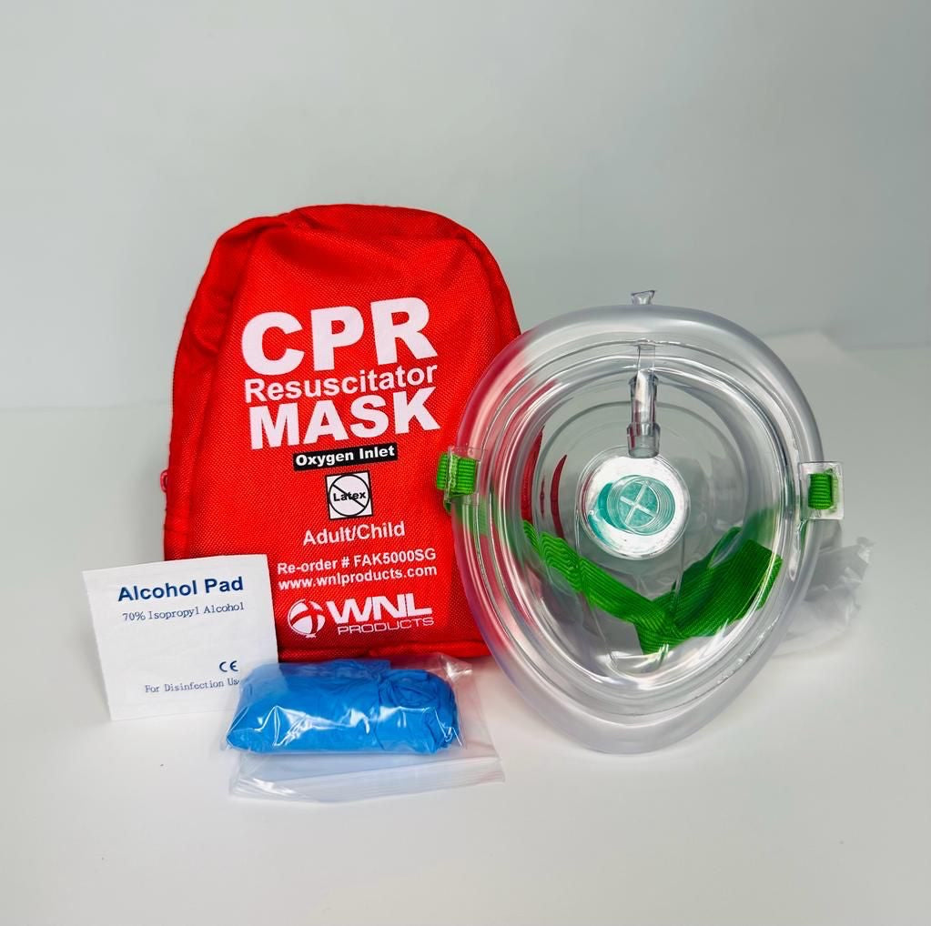 CPR Mask Adult/Child Soft Case