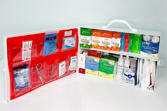 2 Shelf Metal First Aid Kit