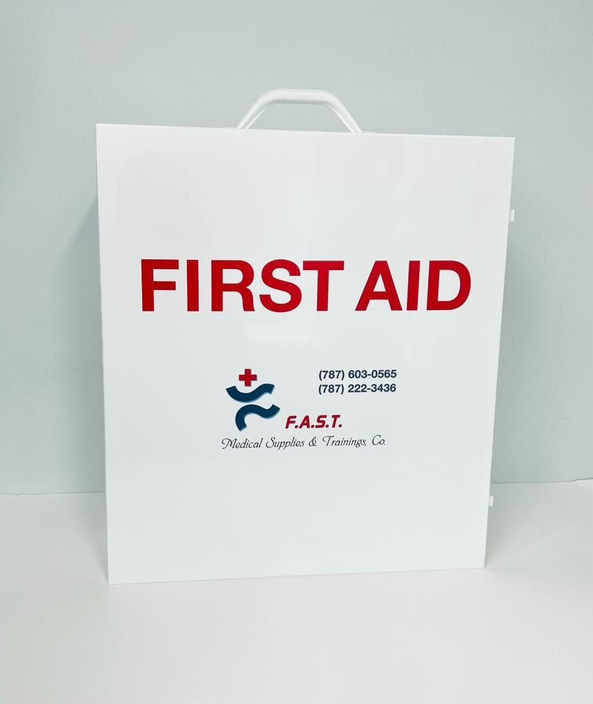 3 Shelf Metal First Aid Kit